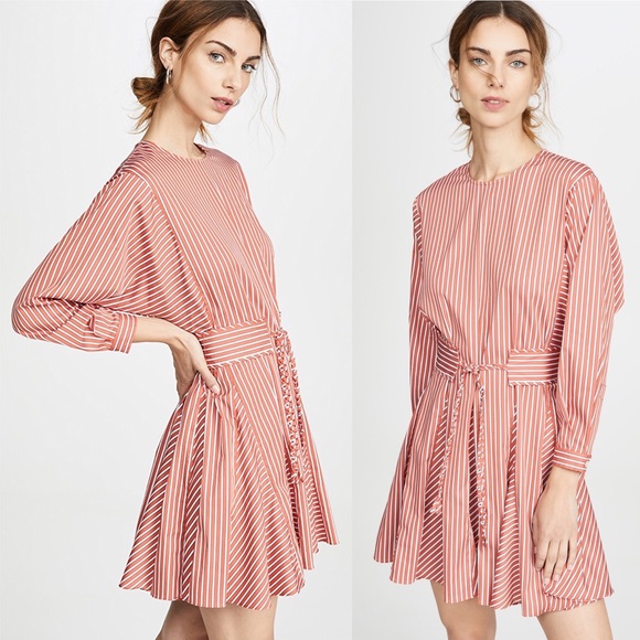 10 Crosby Derek Lam Dresses & Skirts - Derek Lam 10 Crosby Long Sleeve Godet Skirt Dress